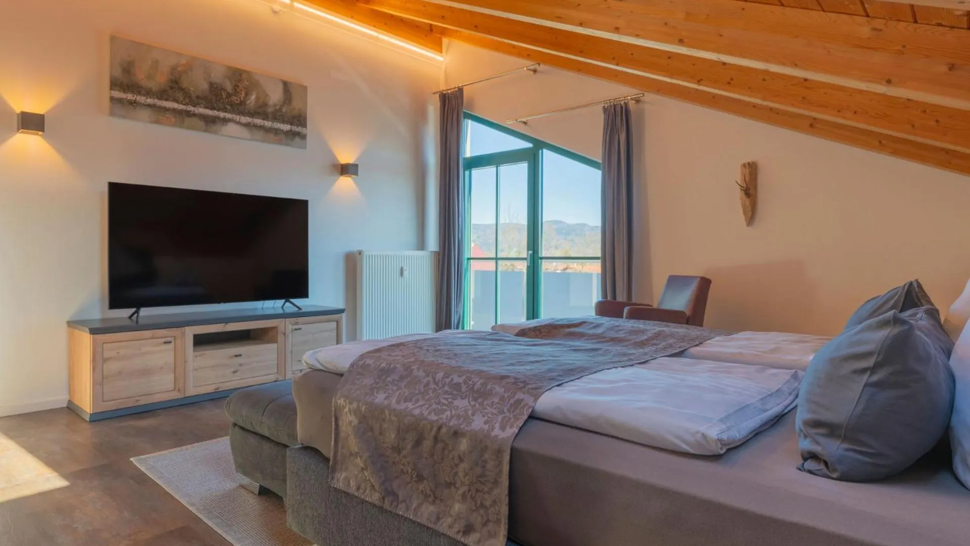 アパート Ferienwohnung Untersbergblick ピディング